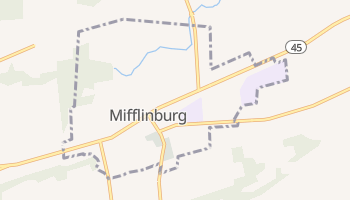 Mifflinburg, Pennsylvania map