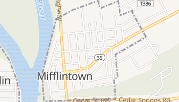 Mifflintown, Pennsylvania map