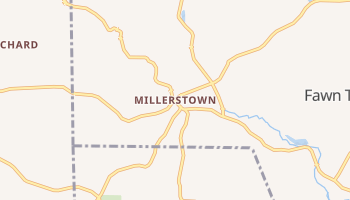 Millerstown, Pennsylvania map