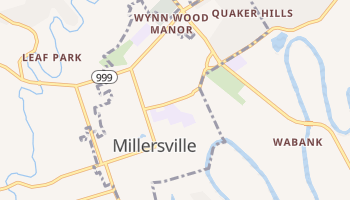 Millersville, Pennsylvania map