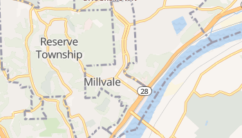 Millvale, Pennsylvania map