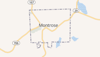 Montrose, Pennsylvania map