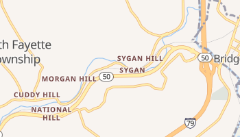Morgan, Pennsylvania map