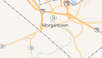 Morgantown, Pennsylvania map
