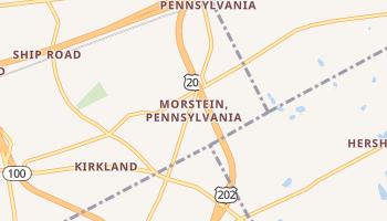 Morstein, Pennsylvania map