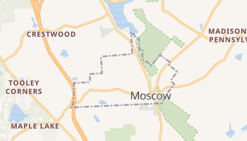 Moscow, Pennsylvania map