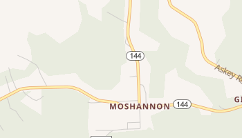Moshannon, Pennsylvania map