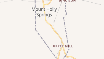 Mount Holly Springs, Pennsylvania map