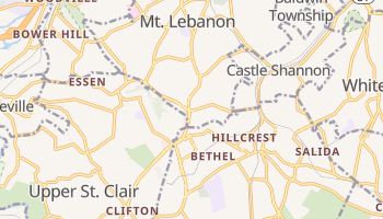 Mount Lebanon, Pennsylvania map