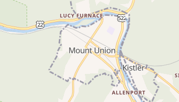 Mount Union, Pennsylvania map