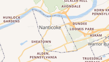Nanticoke, Pennsylvania map