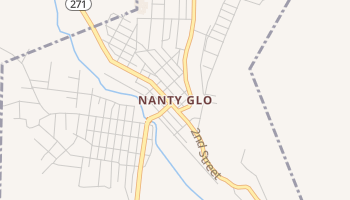 Nanty Glo, Pennsylvania map