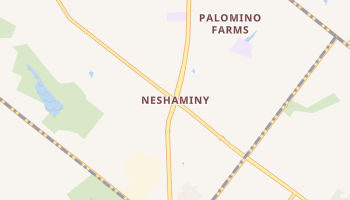 Neshaminy, Pennsylvania map