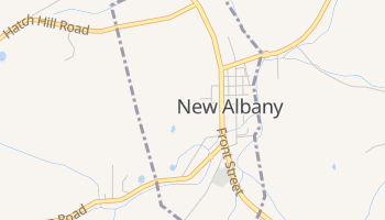 New Albany, Pennsylvania map