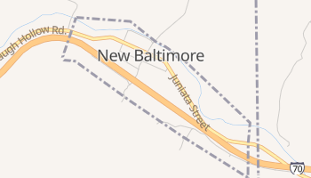 New Baltimore, Pennsylvania map