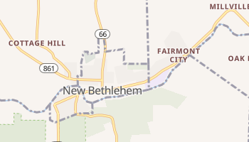 New Bethlehem, Pennsylvania map