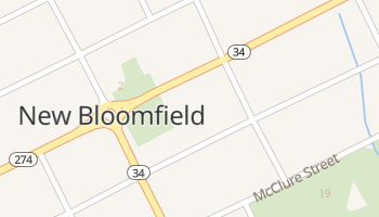 New Bloomfield, Pennsylvania map