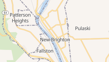New Brighton, Pennsylvania map