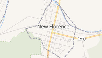 New Florence, Pennsylvania map