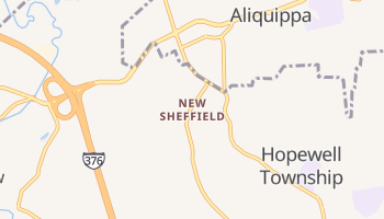 New Sheffield, Pennsylvania map