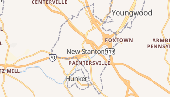 New Stanton, Pennsylvania map