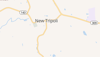New Tripoli, Pennsylvania map