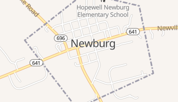 Newburg, Pennsylvania map