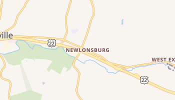 Newlonsburg, Pennsylvania map