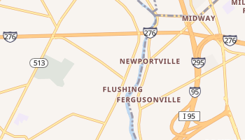 Newportville Terrace, Pennsylvania map