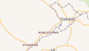 Noblestown, Pennsylvania map