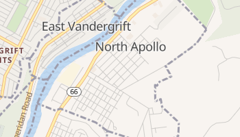 North Apollo, Pennsylvania map