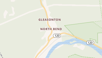 North Bend, Pennsylvania map