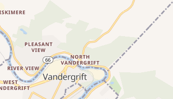 North Vandergrift, Pennsylvania map