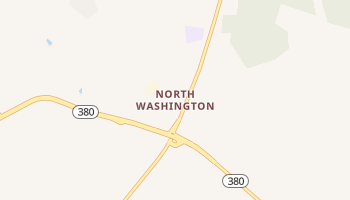 North Washington, Pennsylvania map
