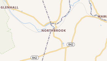 Northbrook, Pennsylvania map