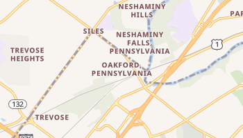 Oakford, Pennsylvania map