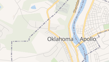 Oklahoma, Pennsylvania map