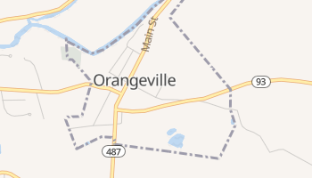 Orangeville, Pennsylvania map