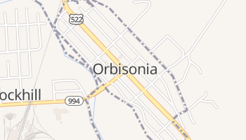 Orbisonia, Pennsylvania map