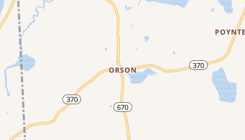 Orson, Pennsylvania map