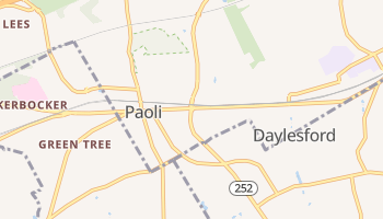 Paoli, Pennsylvania map