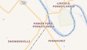 Parker Ford, Pennsylvania map