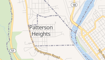Patterson Heights, Pennsylvania map
