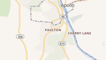 Paulton, Pennsylvania map