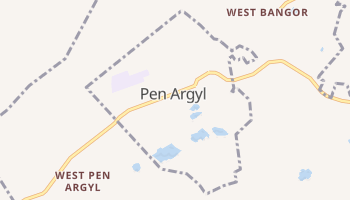 Pen Argyl, Pennsylvania map