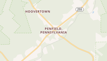 Penfield, Pennsylvania map