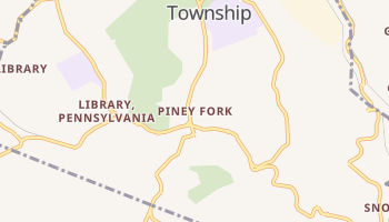 Piney Fork, Pennsylvania map
