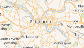 Pittsburgh, Pennsylvania map