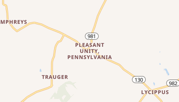 Pleasant Unity, Pennsylvania map