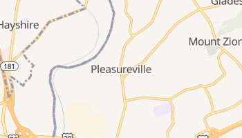 Pleasureville, Pennsylvania map